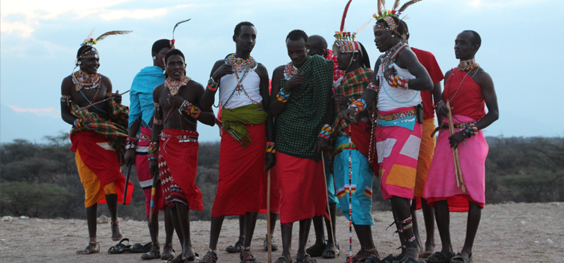 The Samburu dancers